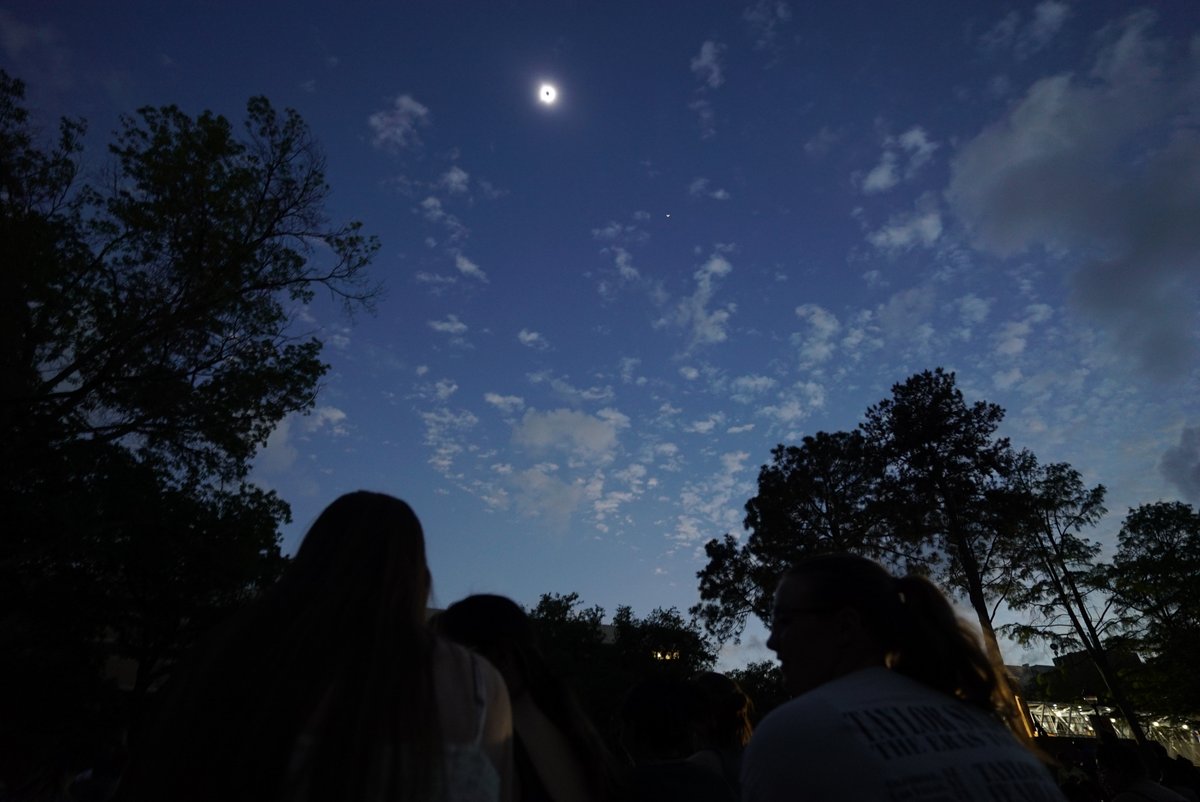 However or wherever you enjoyed the eclipse on campus today, it was totally spectacular! ☀️🌑 🌙