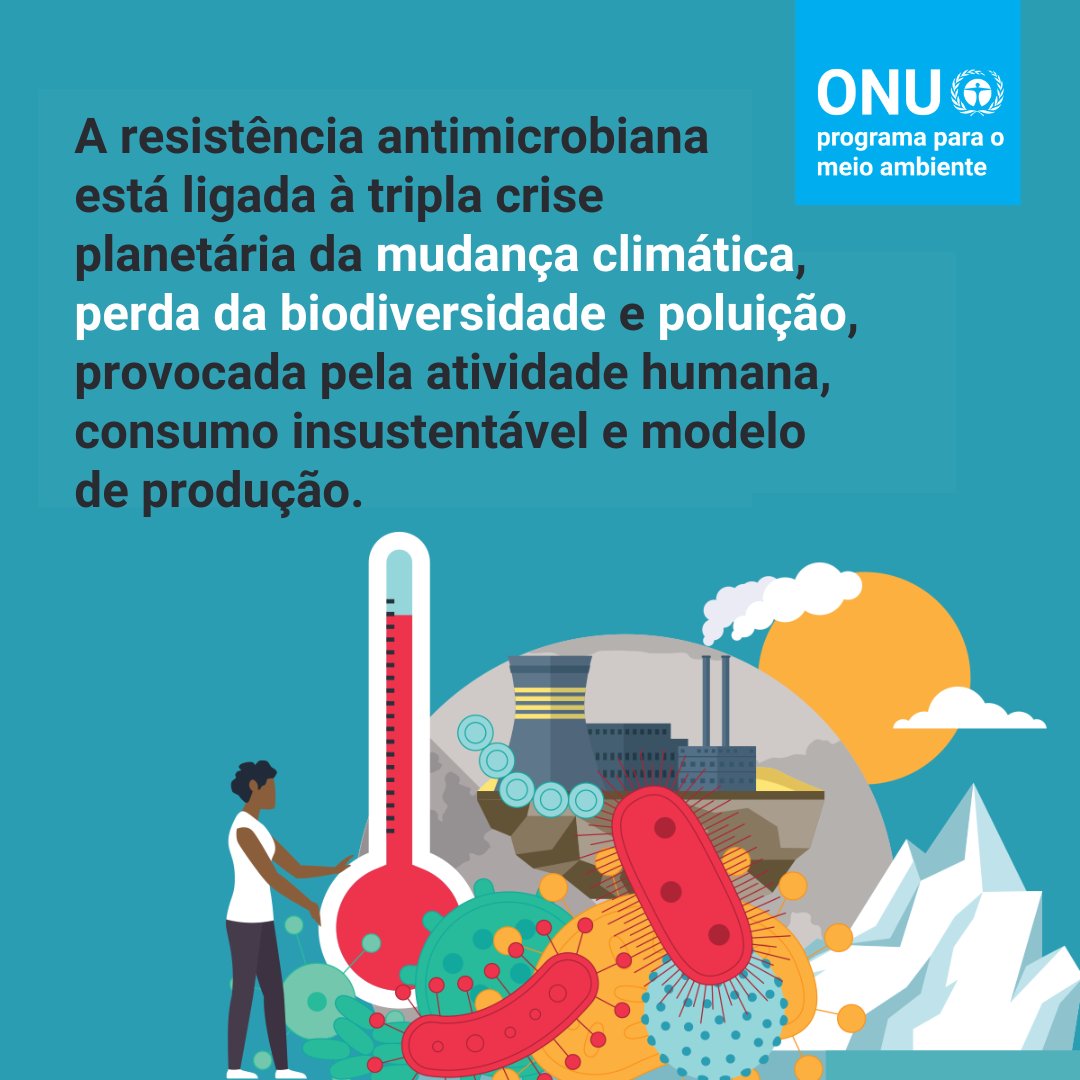 Poluição agrava a resistência antimicrobiana