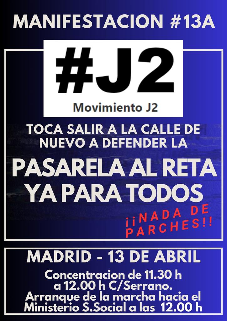 ¡Cuenta atrás para otro día histórico! ¡¡Juntos lo lograremos!!  #AlRetaVamosTodos #YoVoy13AMadridJ2