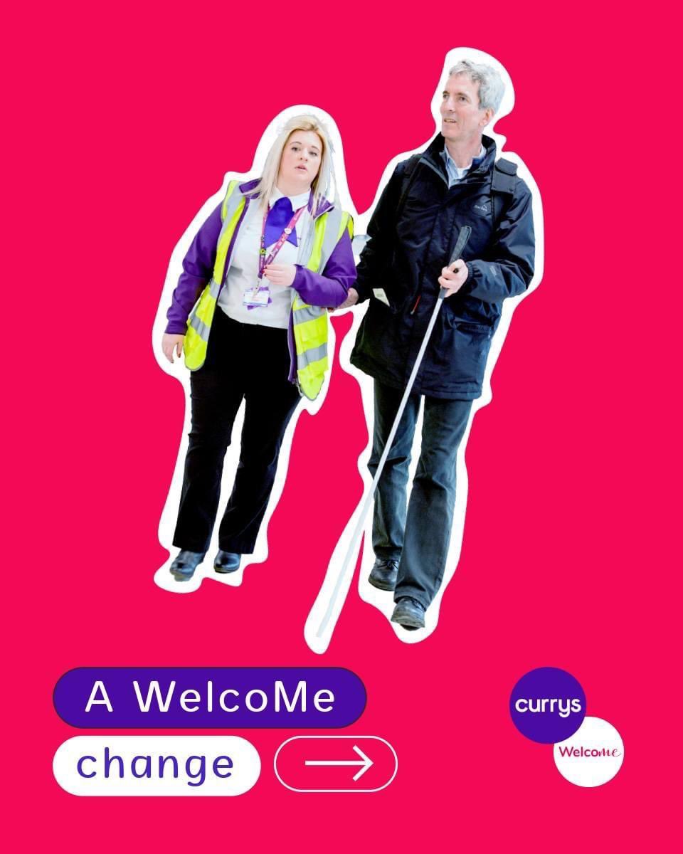 Do you live in the #WestMidlands? Would you like to help us prove that #disabled people appreciate good #CustomerService. 
Click the link to get involved. 
<a href="/currys/">Currys</a> 
#Access4All #OpenDoors 
#Tech4Good 
#AskDontAssume
<a href="/WestMids_CA/">West Midlands Combined Authority</a> 

wel-co.me/welcome-at-cur…
