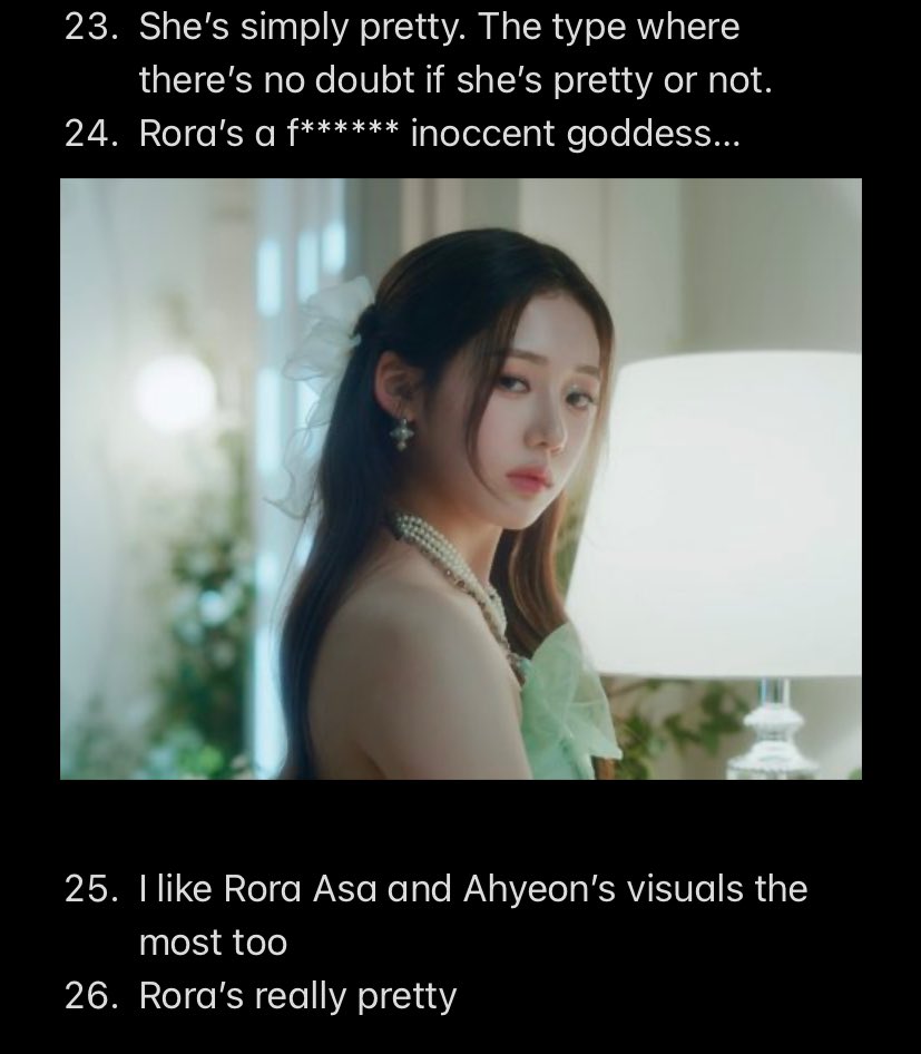 [INFO] 240409

Knetz comments about #RORA’s visual on “Nate Pann EnterTalk”.

#로라 #李茶仁 #BABYMONSTER