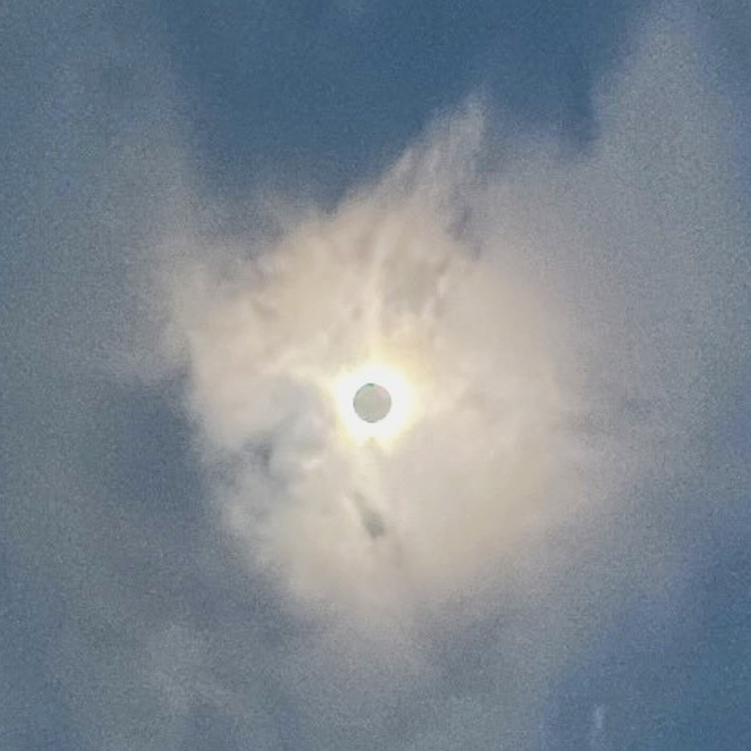 Is that a QuickBOLT leak-proof  Microflashing covering the Sun? Dave Waters, QuickBOLT's Lonestar Sales Rep snapped these photos of the solar eclipse in McKinney, TX. #solar #solareclipse #eclipse #solarinstaller #renewableenergy #McKinney