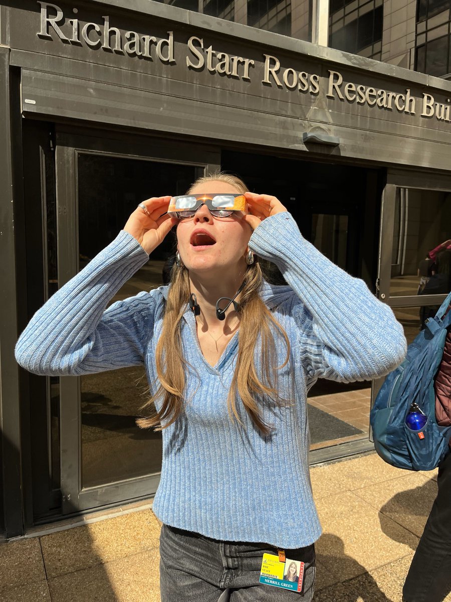 TheCullenLab's tweet image. Taking a break from NCM preparations to peek at the eclipse! #Eclipse2024