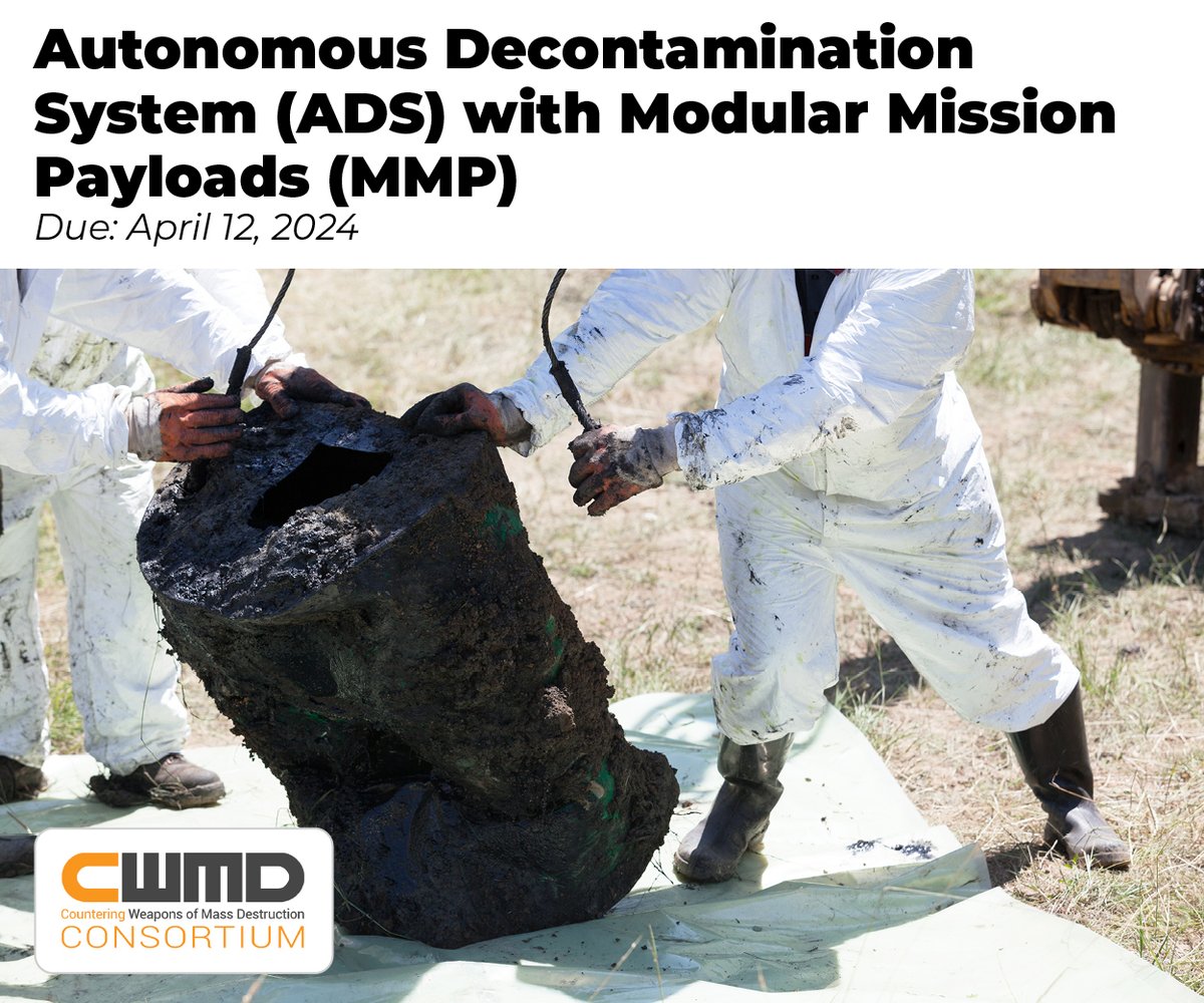 Join this opportunity to shape the future of #CBRN defense! A survey is being conducted to find manufacturers for automated #tech to detect Biological #Warfare Agents for @USNavy's Enhanced Maritime #Biological Detection system. Apply & learn more ➡️ bit.ly/3PWmP7v #CWMD
