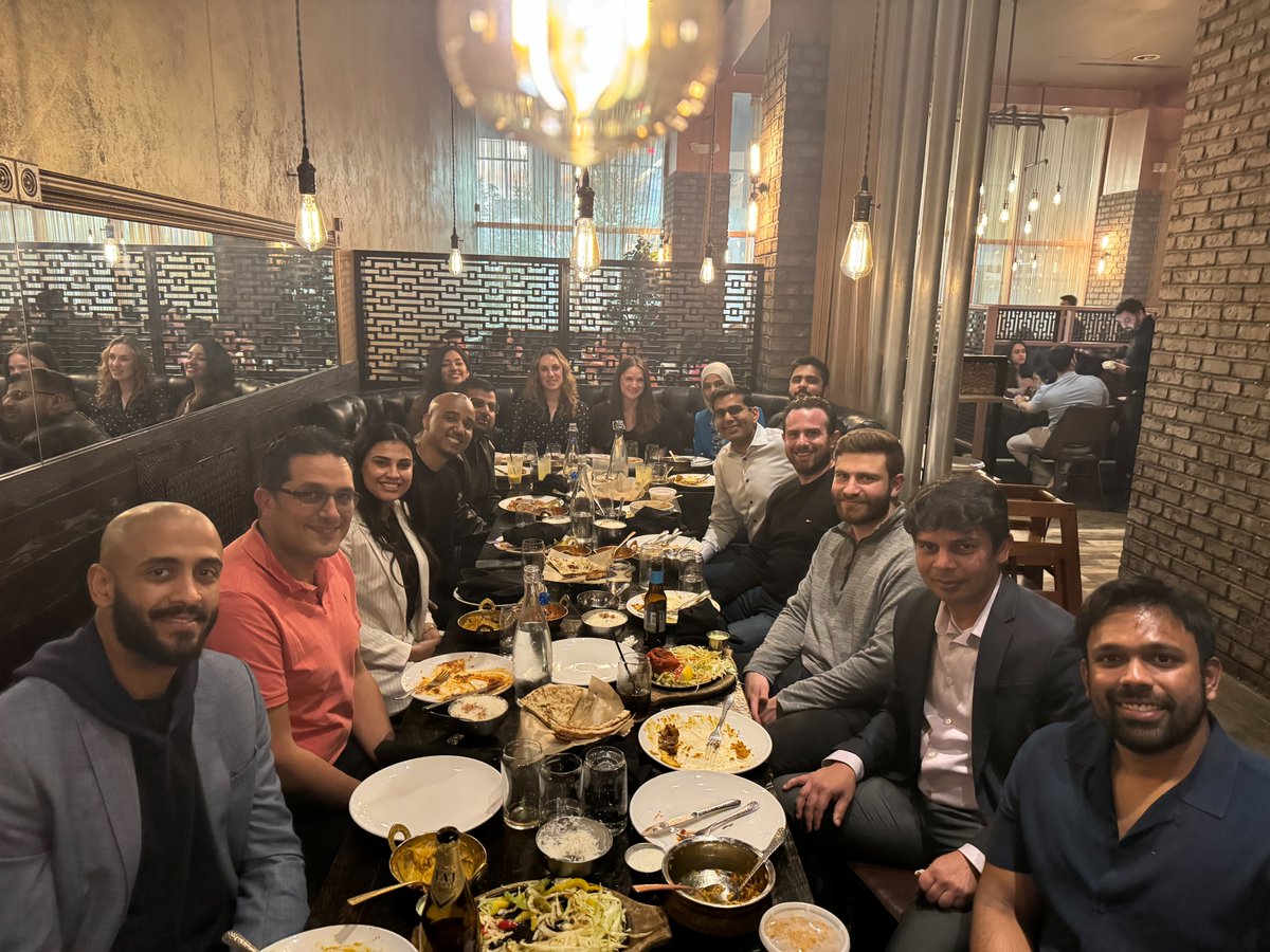 Every year at the American College of Cardiology conference, faculty, fellows, alumni, and presenting residents gather together to share a meal and fellowship. This year, we had almost 20 attendees in Atlanta, GA! #acc2024 #americancollegofcardiology #cardiologyfellow