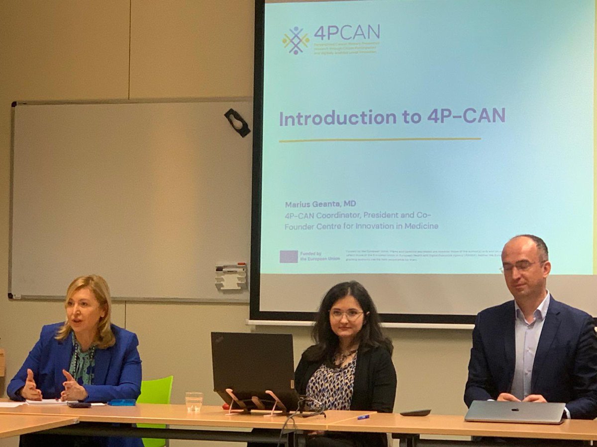 Glad to welcome &to host at the @WHOatEU premises the @4PCAN_Project team gathered for a consortium meeting. Impressive colaborative efforts, spanning 17 organisations, including @IARCWHO, led by @InoMedRo, focusing on innovative approaches to drive impact on cancer prevention.