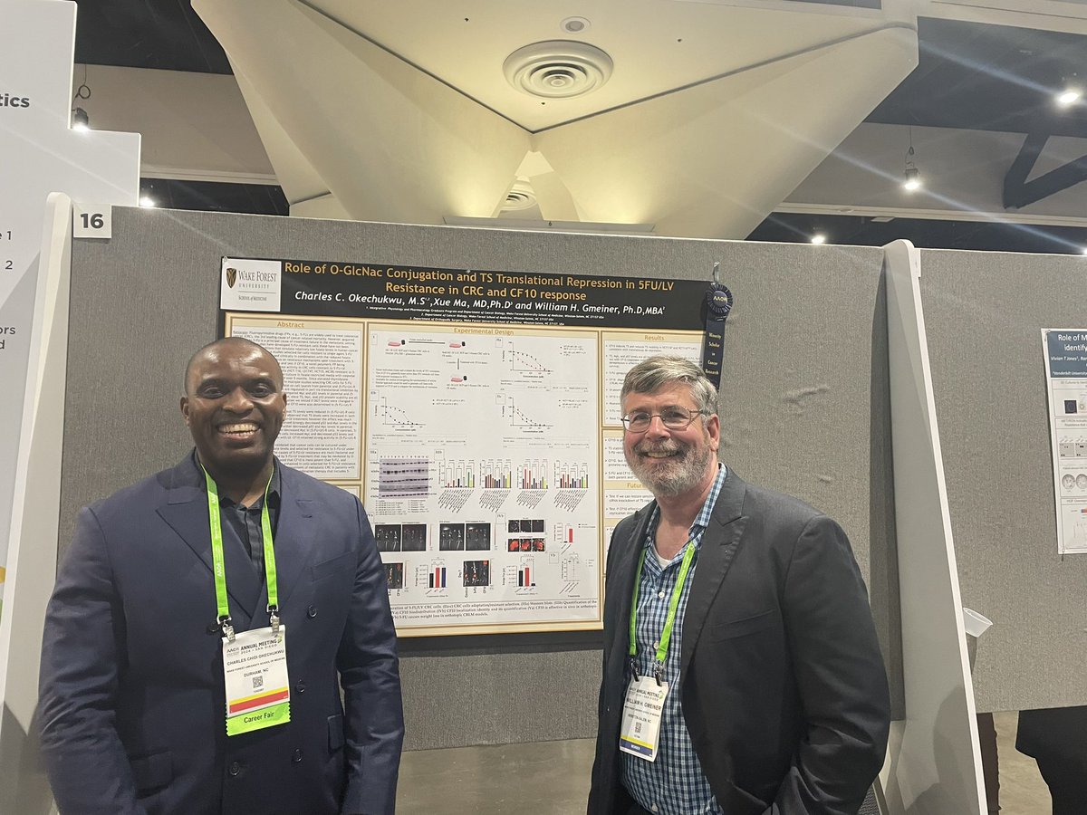 Congratulations Charles @WakeIPP @WakeCancer @wakeforestmed for your Minority Scholar in Cancer Research Award! @AACR #AACR24