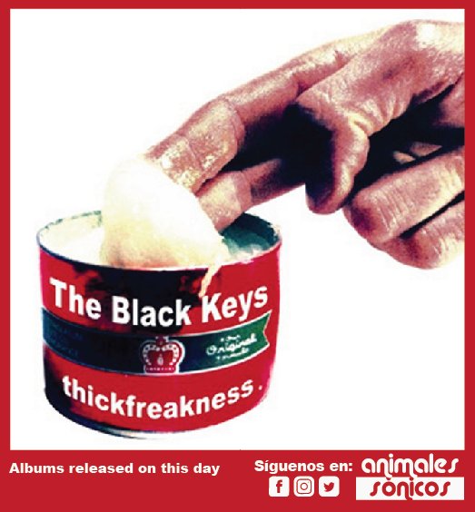 'Thickfreakness', segundo álbum de The Black Keys, fue lanzado el 8 de abril de 2003. #music #garagerock #bluesrock