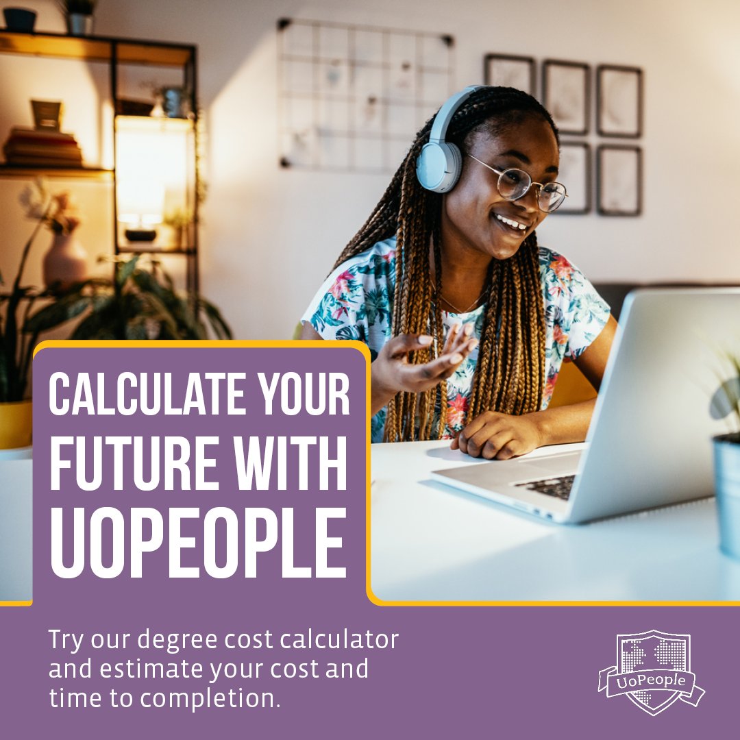 📚 Planning your educational journey just got easier with UoPeople's Degree Calculator: Transfer now for under $6,000 and start earning. April is the perfect time with FREE credit transfer during community college transfer month! bit.ly/3TIr8o8 #UoPeople #TuitionFree