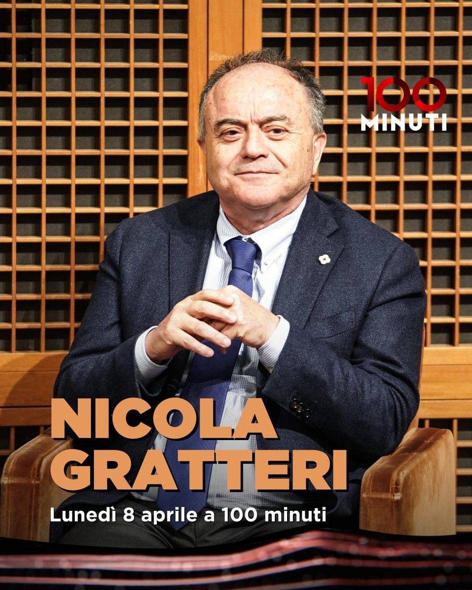 Ospite della prima puntata di #100minuti, adesso in onda su @La7tv @corradoformigli @nerazzini