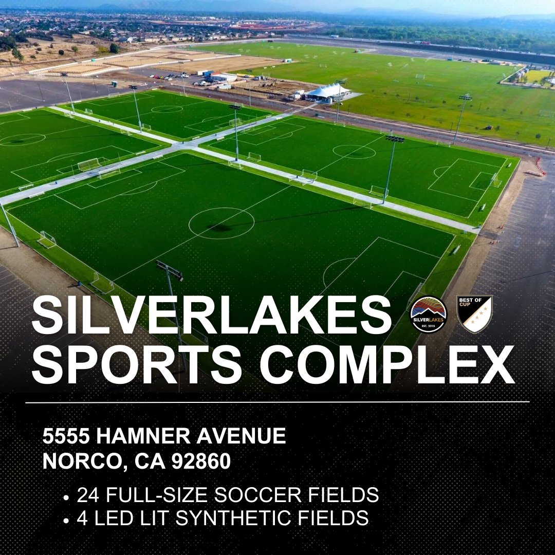 We’re excited to share that this August, our Best of the West tournament will be held at the SilverLakes Sports Complex in Norco, CA 🌴

Apply now to be a part of this elite opportunity at whosbest.soccer!
