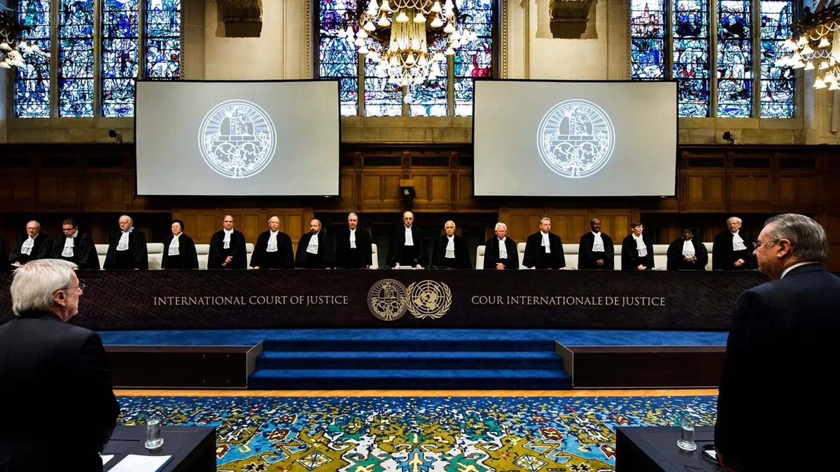 ElCuerv0Nica's tweet photo. Se destaca la similitud con un caso anterior en el que Nicaragua demandó a Estados Unidos por violaciones del derecho internacional (1984).
#PLOMO19 #IndictGermany #GazaGenocide https://t.co/12lqUmlTmP