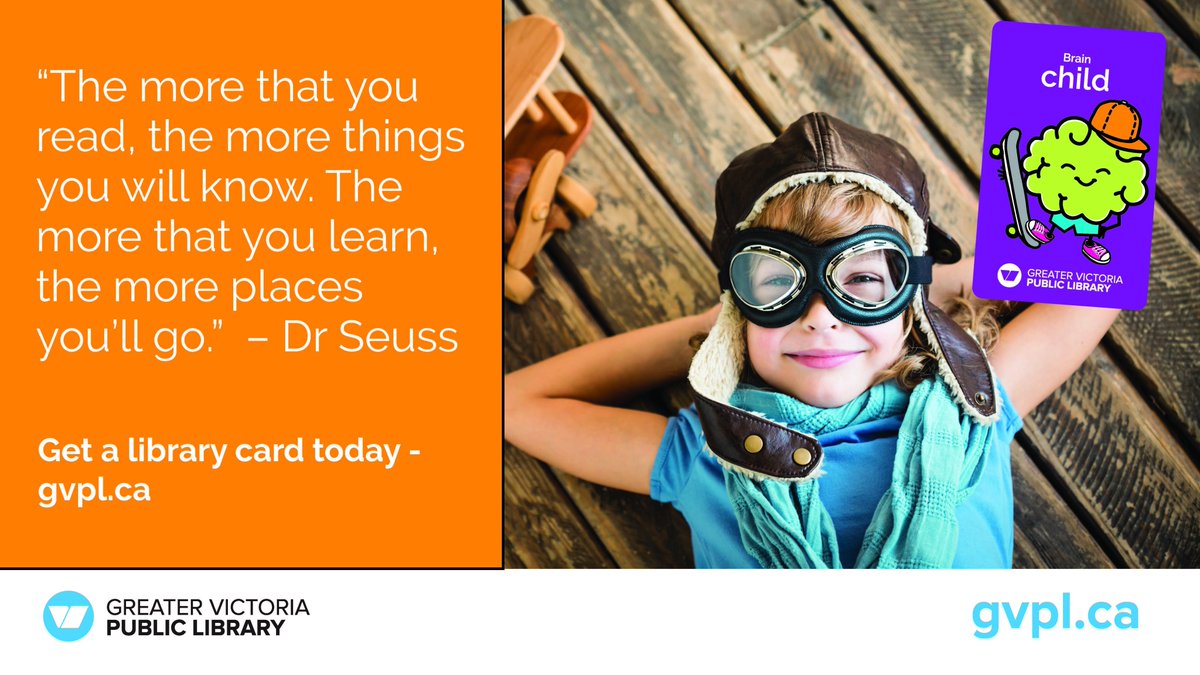 Ignite your child's love for learning with a library card! 🚀 From fairy tales to science fiction, every book is a ticket to new horizons. Start their journey today: gvpl.ca.