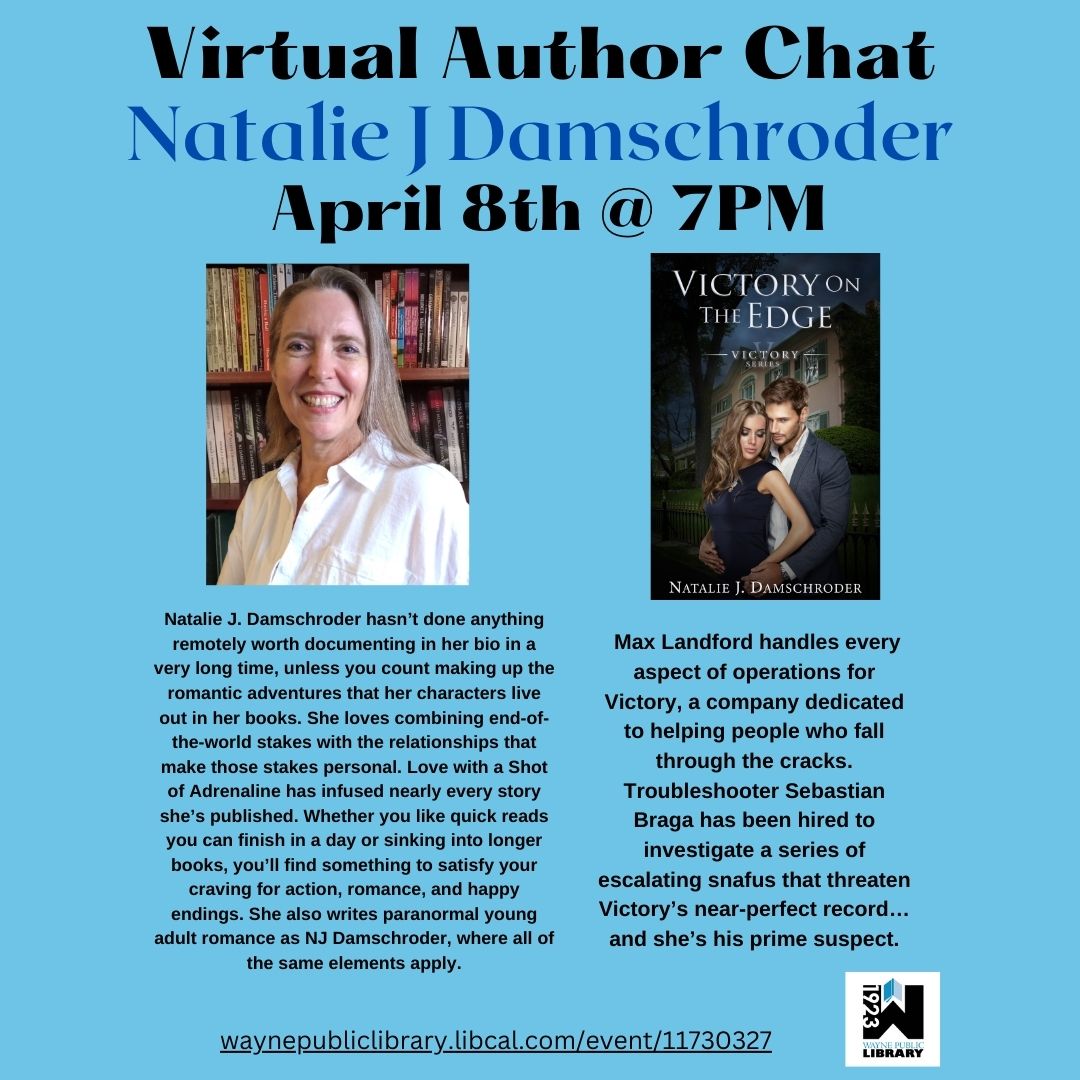 Join us for the chat tonight at 7PM - waynepubliclibrary.libcal.com/event/11730327