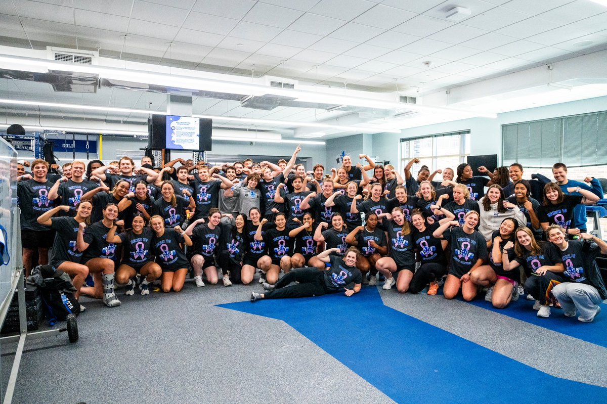 A huge shoutout to our student-athletes and staff who participated in @DukeSPORTSPERF's Bench to Beat Cancer event! $34,777 was raised and 100% of the donations will benefit the Duke University Hospital Cancer Center!