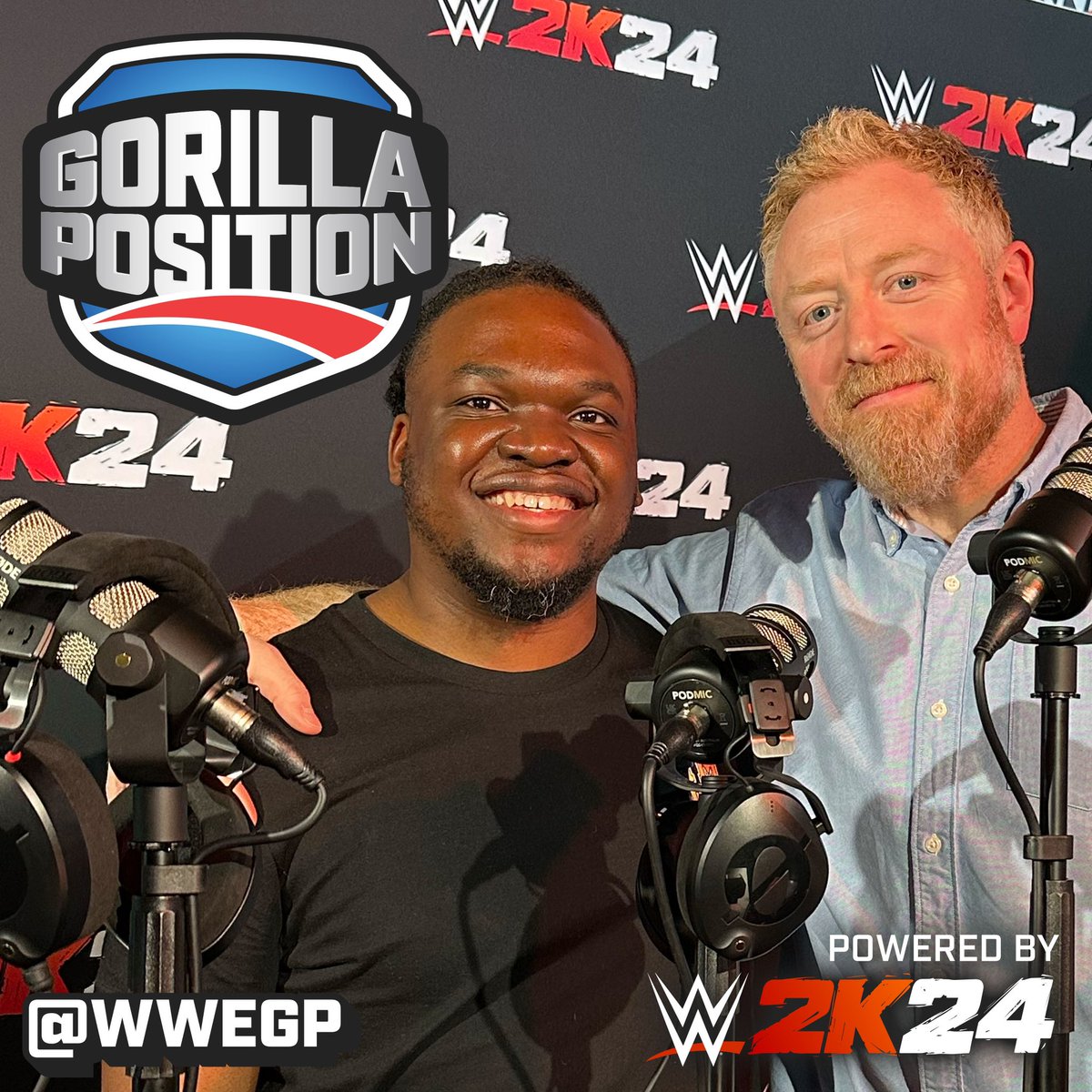 SO MUCH FUN!! Download a very special Gorilla Position, live from the @WWEgames booth at #WWEWorld as JD & Mekz break down a WILD #WrestleMania week in Philly! Plus @YaOnlyLivvOnce & @PipNivenWWE drop by unexpectedly. MUST LISTEN. 🎙️🦍🎧 wwegp.co.uk #WWE2K24 #WWEGP