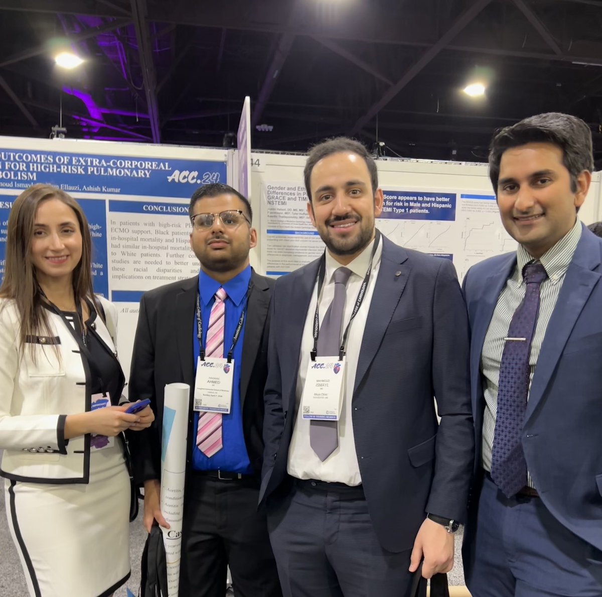 Had a great time at #ACC24, from participating in the #ACCFIT jeopardy competition and presenting 2 moderated oral presentations to connecting with mentors and meeting old friends! Thank you @ACCinTouch @MayoClinicCV @MayoCVFellows