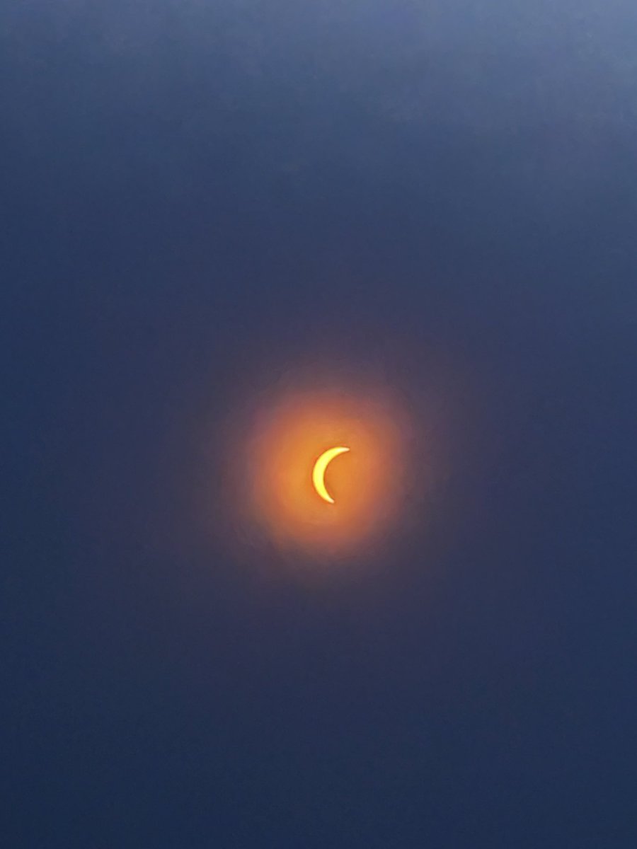 Solar eclipse over Virginia's skies.