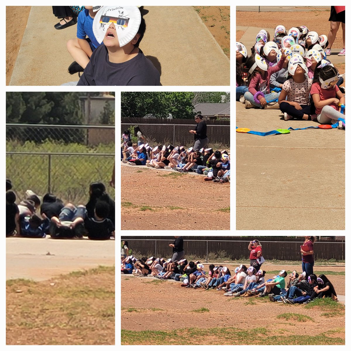 LalonnieK's tweet photo. The solar eclipse was an amazing experience for our Cavazos scholars! @BeatriceMarti10  @EctorCountyISD @CavazosES https://t.co/jLEKxY9Qe0