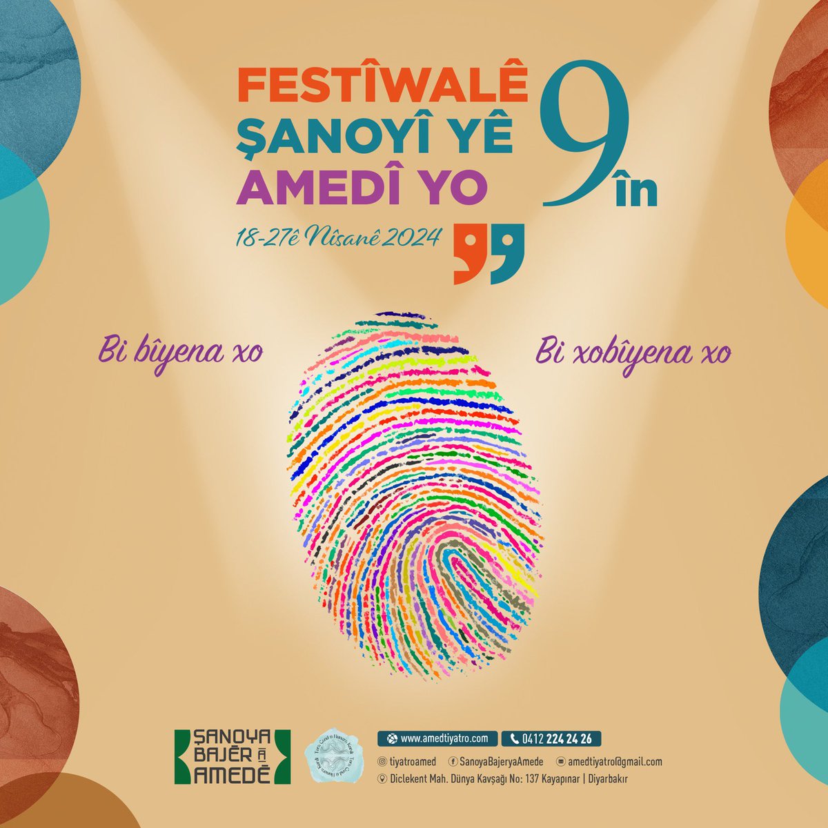 Bîlêdên 9.Festîvala Şanoyê Ya Amedê | Festival biletleri 👉🏼 biletinial.com/tr-tr/etkinlik…