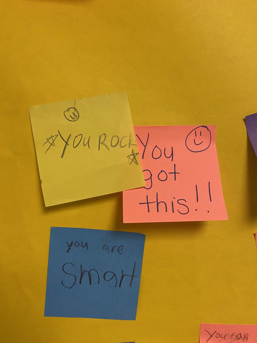 KSS students supporting students! As the NYS assessments begin this week, our K-2 classes showed their support of the upper grades by writing messages of encouragement. They cheered them on using Post-It notes and sidewalk chalk! Good luck to all students taking the exams!