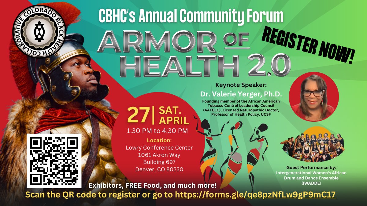 CBHCFLOW4Life's tweet photo. Registration is now open! Please join us for CBHC's Annual Community Forum on April 27th. If you missed last year's forum, don't miss this one. We've got a great afternoon planned to activate your mind, body and soul. Scan the QR code and see you there! #CBHCAnnualCommunityForum https://t.co/taiiyj7gH0