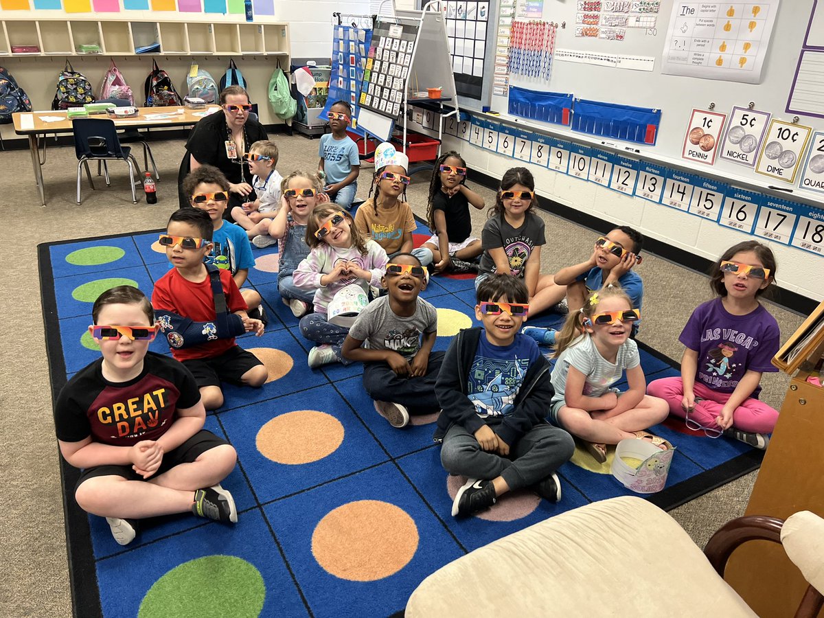 We were all ready to view the solar eclipse today! Unfortunately the weather did not cooperate and we had to watch a live stream instead. We had a good conversation today about being flexible. Although it wasn’t what we hoped for, it was still cool to watch! @HumbleISD_TE