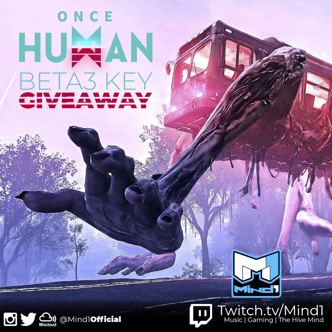 Mind1Official's tweet photo. Playing some #oncehumanbeta on stream tonight! Stop on by for your chance to snag a beta key! #twitch #streamer #gamer #nerd #betakey https://t.co/GNhX0VSSaW