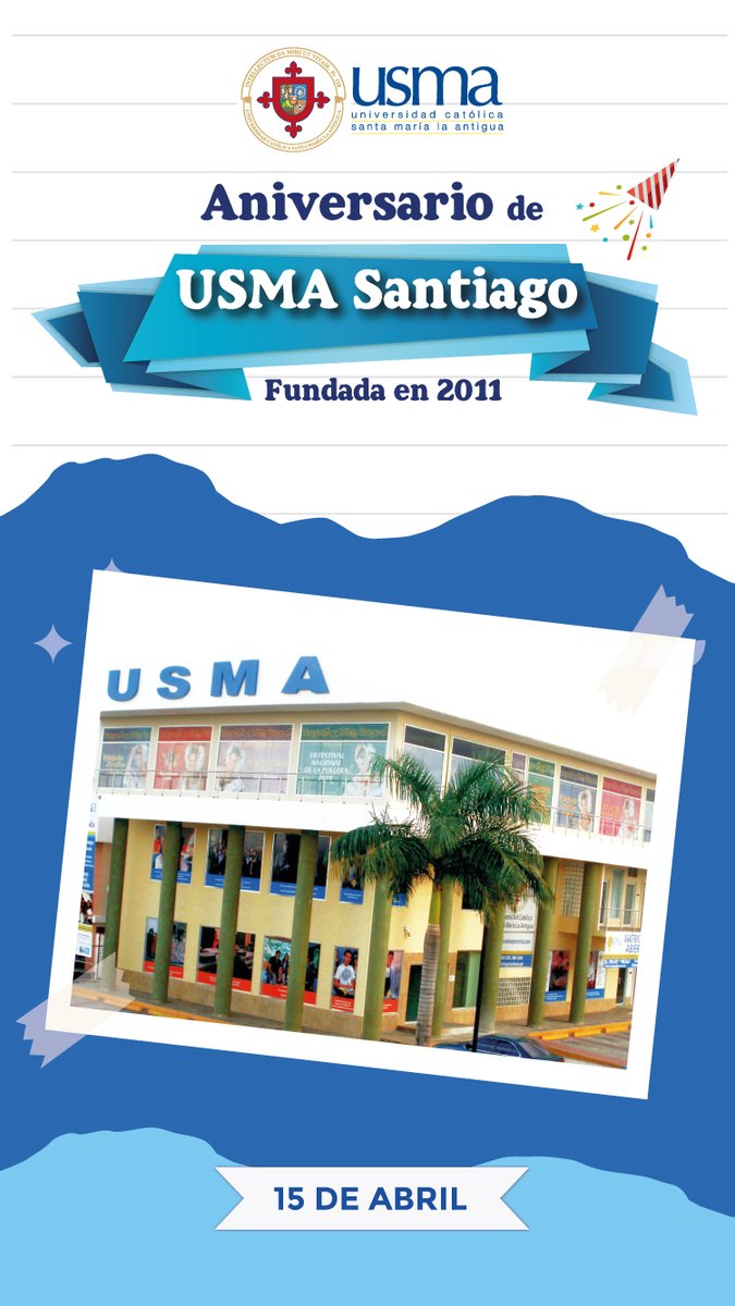 USMApanama's tweet image. 💙 Feliz aniversario, USMA Santiago 💙
#SedeSantiago #EducaciónPanamá #Santiago #USMAPanamá #USMASedes