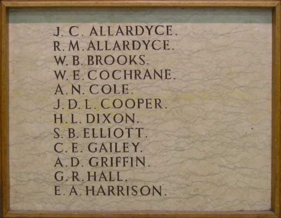 The WW2 Memorial in St Andrew's College Booterstown Co Dublin🇮🇪, includes 2 Allardyce brothers: Brigadier James RA who died 18 Oct 1944 & Capt Ransome RAMC who died 15 Feb 1942. Two other brothers died in WW1: 2nd Lt George AIF in May 1918 & Surgeon William HMS Negro in Dec 1916.