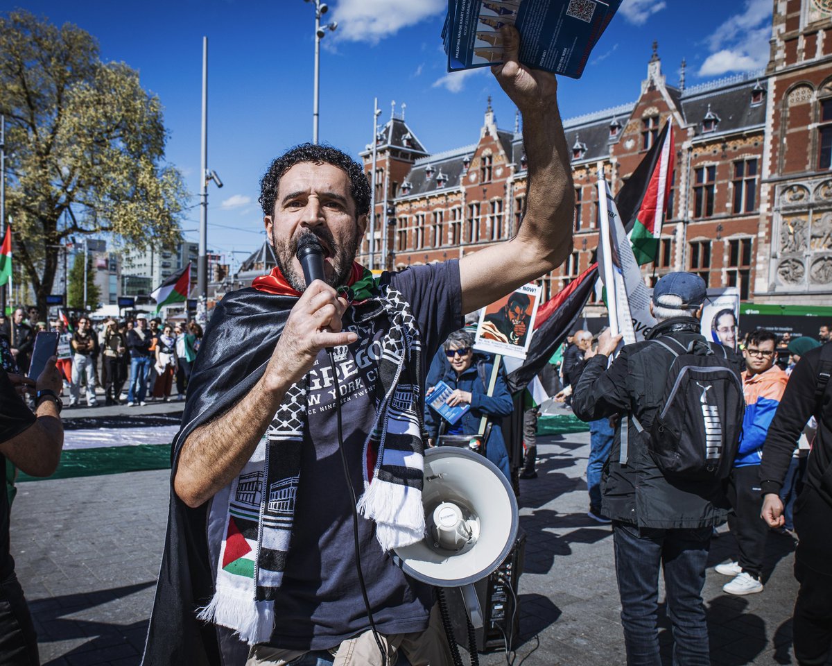 March for #Gaza, #Amsterdam April 7th.