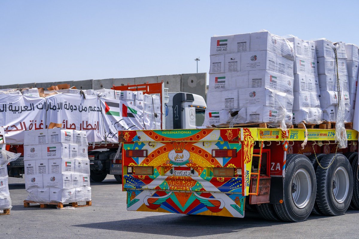 419 humanitarian aid trucks have entered Gaza today—the largest number of trucks to cross into Gaza in a single day since the beginning of the war. This is in addition to about 258 food packages that were airdropped into Gaza today. We’ll continue to work in coordination with…