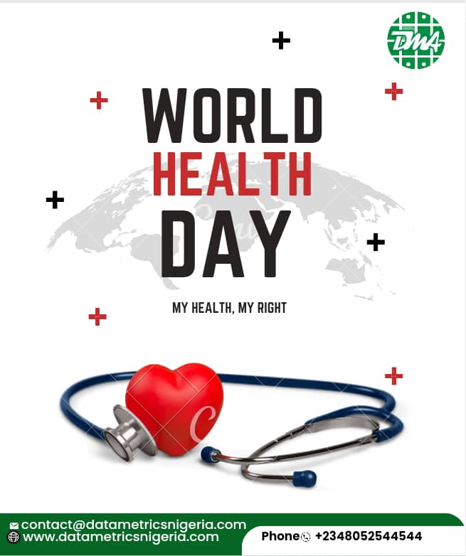 #WorldHealthDay celebrated annually on April 7th, is a global initiative led by WHO to raise awareness about pressing health issues worldwide. Each year, it focuses on a specific theme aiming to promote understanding, mobilize action & improve health outcomes. #WorldHealthDay2024
