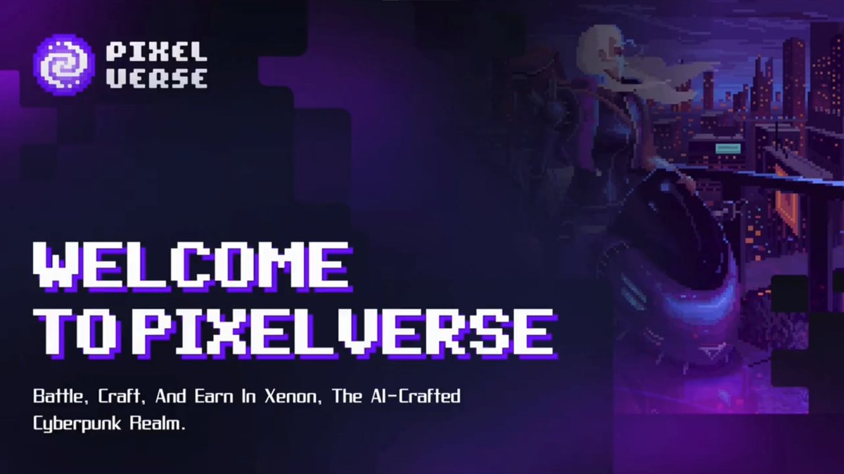 Introducing @pixelverse_xyz, an enthralling quest-based battler set in a cyberpunk pixelated universe!🎮 Engage in PvE battles, collect valuable items, and enhance your skills in a narrative-rich environment.🔥