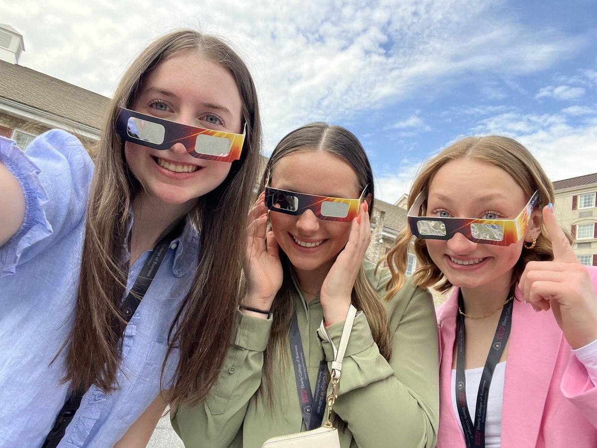 Solar Eclipse 2024… from @LehightonHighSc to FBLA conference in Hershey … @howland_anna1