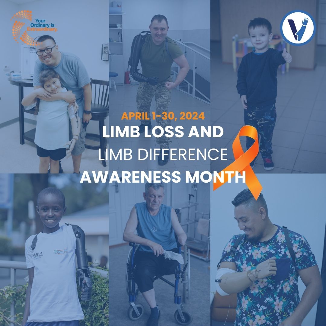This April, we’re honored to stand with the limb loss and limb difference community during Limb Loss and Limb Difference Awareness Month. Please join us in celebrating the resilience and courage of our beneficiaries and all others living with a limb difference! 🧡 #LLLDAM2024