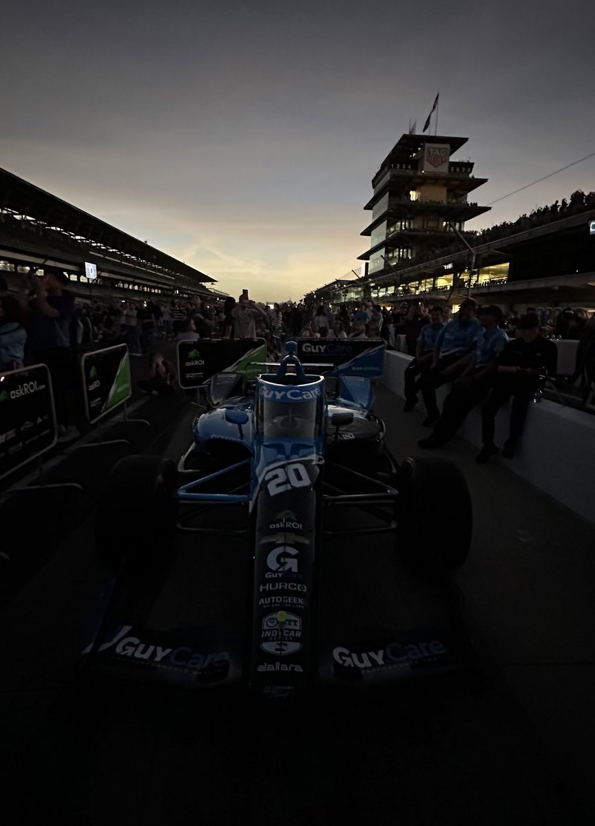 Before and during 🤯 Fantastic event, @IMS! Thanks for having us be a part of it! #IndyEclipse24