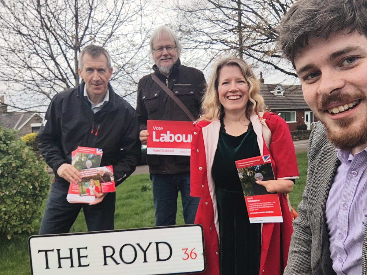 Busy day on the doors, joined by @DanJarvisMP for our sessions in Chapeltown and in Deepcar. Great support for @UKLabour and our local election candidates Mark Whittaker for Stocksbridge and Upper Don Ward and Bridget Kelly for East Ecclesfield.