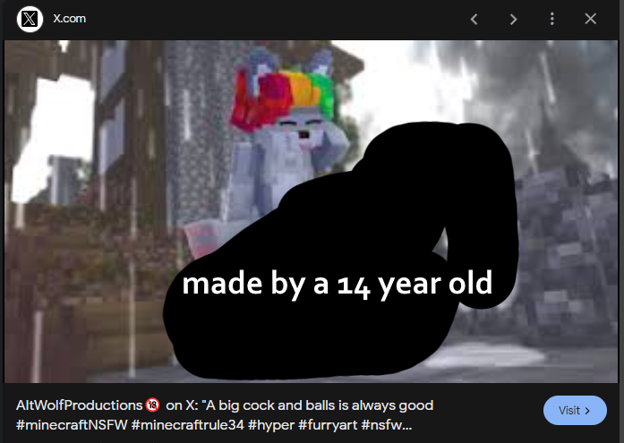 ProductionsLewd's tweet photo. Did you know @/AntWolfProd actively uses not only a Face Rig, but ALL NSFW assets that were created by his (still underage) victims? His old model was also made by another victim of his.

*Every highlighted asset* was made by a victim of his.
#mineimator #mcr34 #minecraftnsfw https://t.co/x7v3SAN3gm