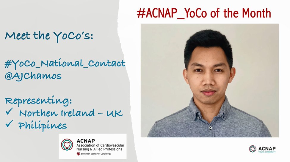 Meet the #ACNAP_YoCo of the Month #YoCo_National_Contact @AJChamos representing 🇵🇭🇬🇧 #ACNAP @AnaFGomesNsp @tsetsare