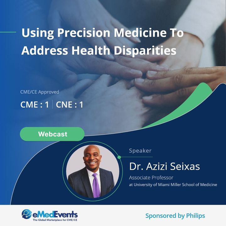 🚀 Dr. Seixas explores the realm of healthcare disparities and unveils how evidence-based technology and innovation can overcome these challenges.

Register for free: bit.ly/3UMQEuA

#Freecme #InternalMedicine  #FamilyMedicine #CME #CE #globalcme #meded #eMedEvents