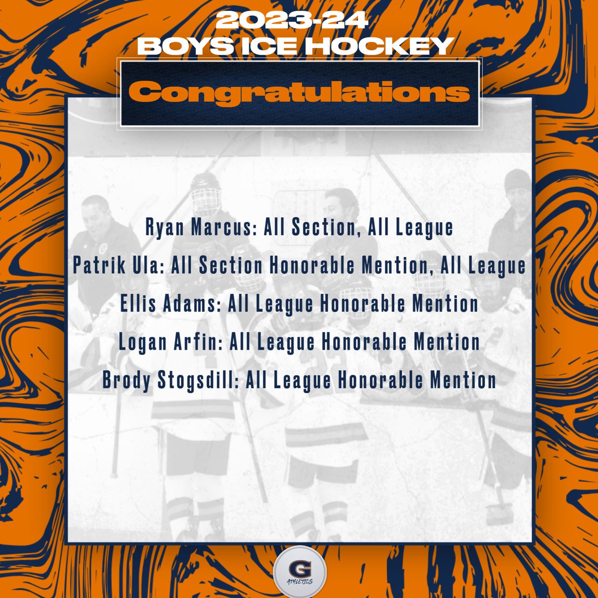 Join us in celebrating post-season honors for our 2023-24 boys ice hockey team! 
#GoGreeley #WeAreChappaqua