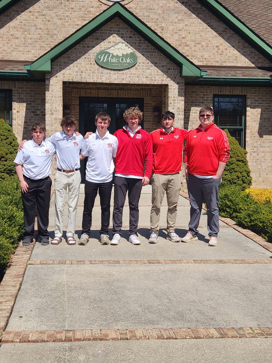 Delsea golf team competing at the Marge Suitor JV tournament. Great job by Kingsway HS for hosting the event.