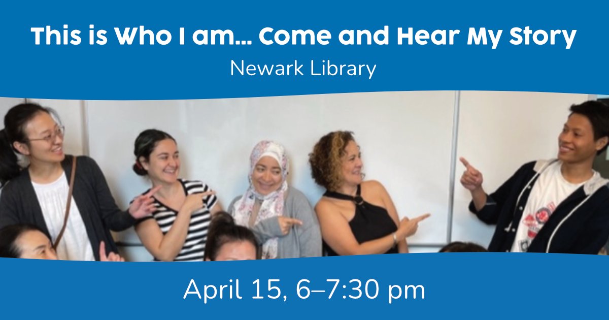 How well do we know our neighbors? Join us on Monday, April 15 from 6-7:30 pm at #NewarkLibrary and hear community members' stories to understand better those living close to us and learn what it means to walk in other people’s shoes. bit.ly/49icOZi