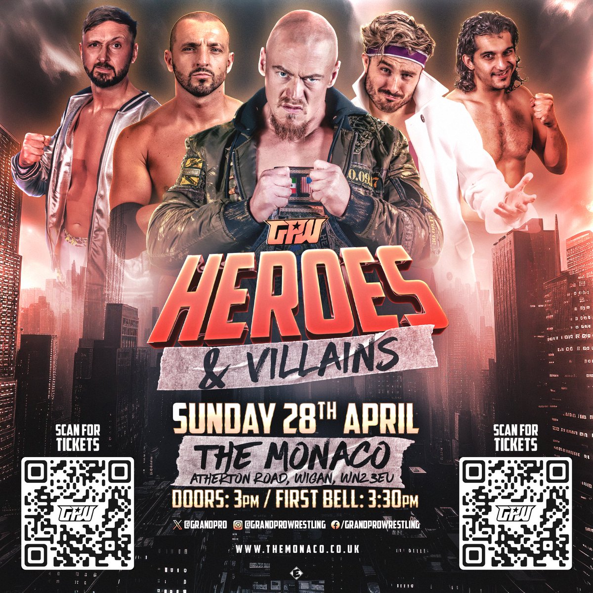 #WrestleMania was a bit good, wasn’t it? Pro wrestling is back. 😍 It never went anywhere in Wigan though. 👀 April 28th, be there. We do pro wrestling right 💯 🎫🎟️ skiddle.com/e/37267277