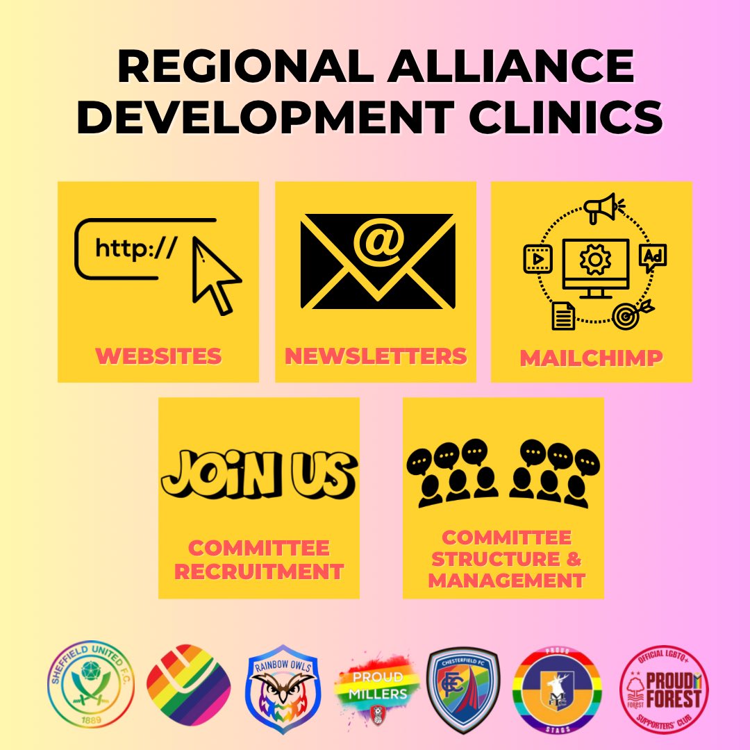 The Regional LGBTQ+ Supporters’ Group Alliance ran another development clinic this evening, led by @MarchingoutLUFC Some Alliance groups don’t yet have a committee, so best practice, advice & guidance around setting up & managing a committee was shared tonight Stronger Together