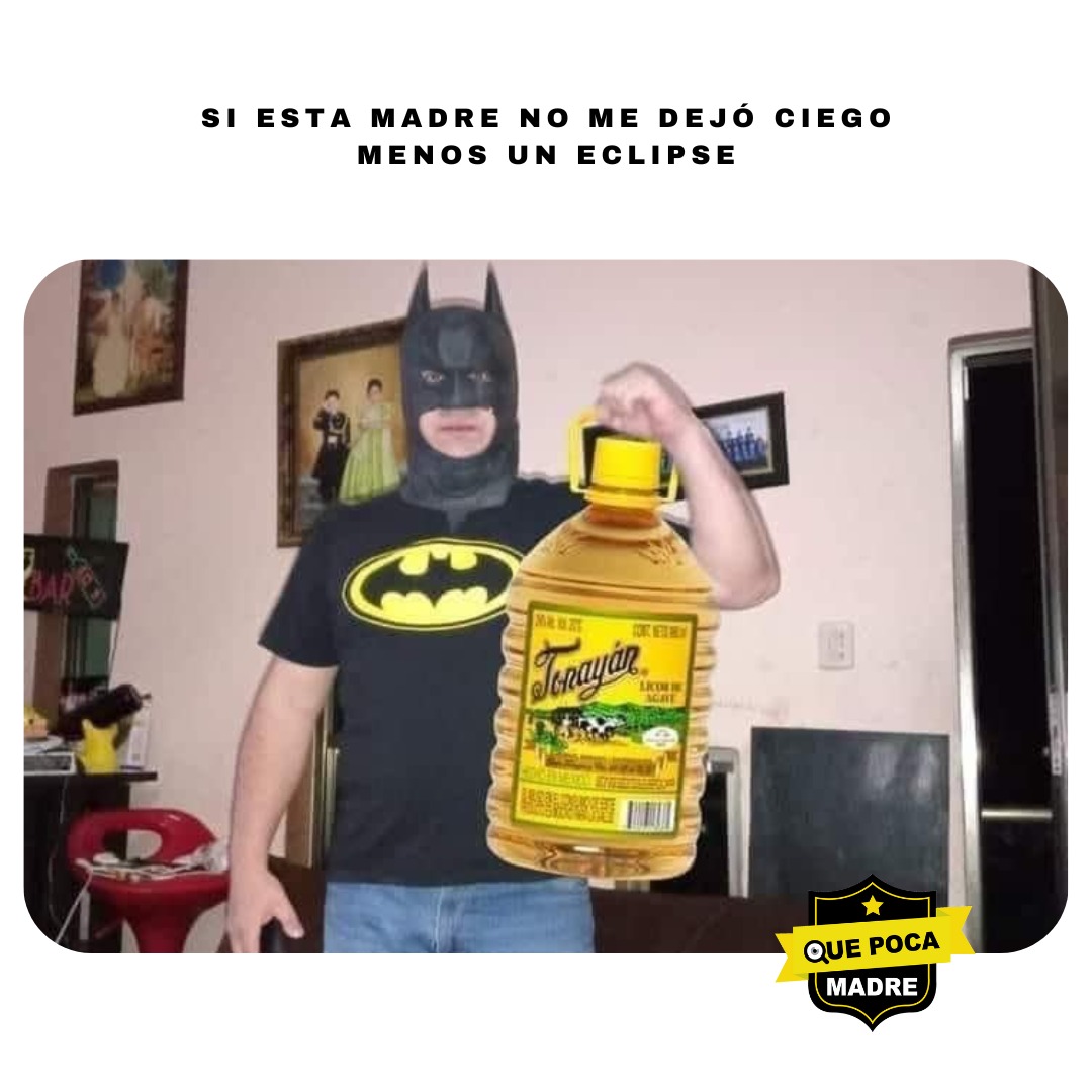 QuePocaMadreMex's tweet photo. La vida es un riesgo 🌔😎🤣
.
.
#memes #humor #eclipse2024 #tonayan https://t.co/kdhbGt1jI2