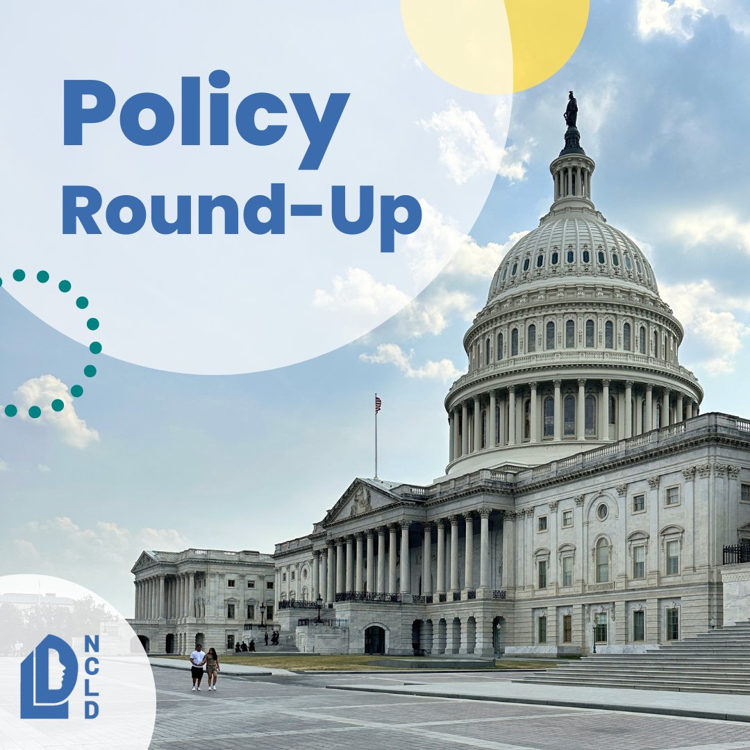 📢 March Policy Roundup is here! Dive into the latest updates and insights that matter to you. Check it out now on our website! 🔗 ncld.co/3xvyaoU #PolicyUpdate #MarchRoundup