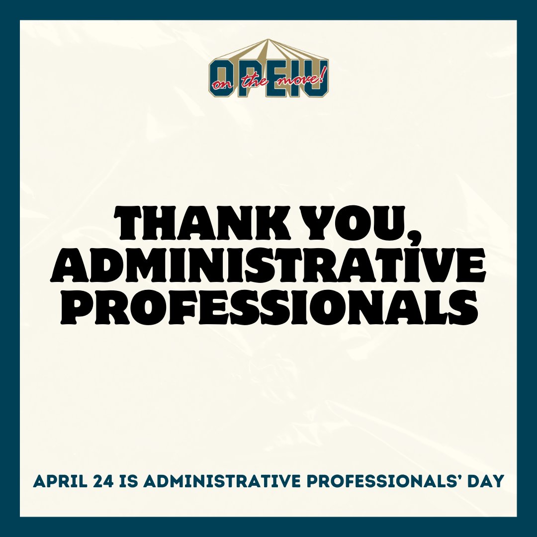 THANK YOU to the administrative professionals who keep everything moving forward. Every day, secretaries, assistants, receptionists and other professionals work to ensure offices around the country are running smoothly and efficiently. #AdminProfessionalsDay
