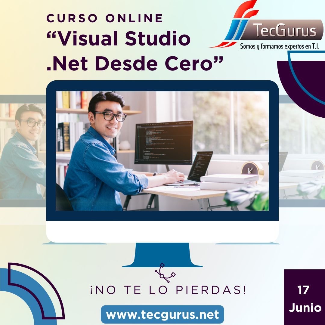 tecgurusnet's tweet image. 💡🚀 Descubre el potencial de Visual Studio .NET Desde Cero.
Nuestro curso que comienza el 17 de Junio. Aprenderás a programar en C# y desarrollar aplicaciones web con ASP.NET.
¡Pregunta ahora! 🖥️buff.ly/4aE8IM9 💻
#VisualStudioNET #ASPNETCore #SoyGuru